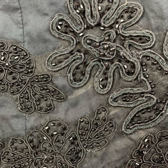 FINAL PRICE SALE LAFAYETTE 148  Beaded Midi Dress - Picture 4 of 4